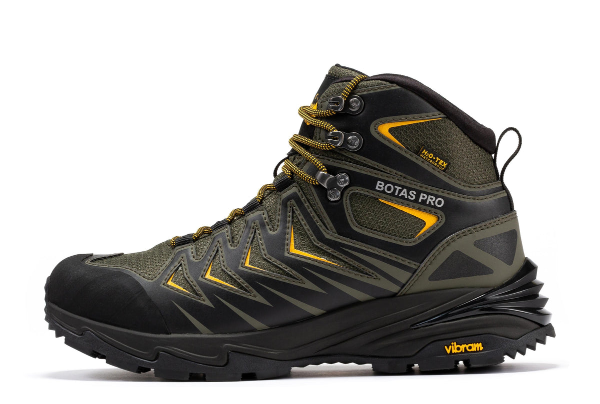 Botas Pro Metallic Green 6 Inch Waterproof Hiking Boots with VIBRAM® Traction Lug Outsole BP22111