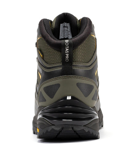 Botas Pro Metallic Green 6 Inch Waterproof Hiking Boots with VIBRAM® Traction Lug Outsole BP22111