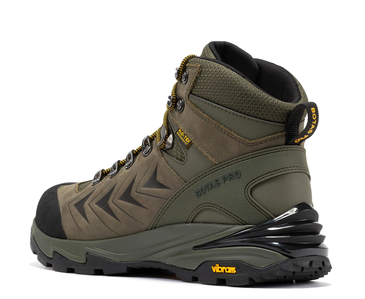 Pro Olive 6 Inch Waterproof Hiking Boots with VIBRAM® Traction Lug Outsole BP22123