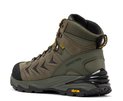 Pro Olive 6 Inch Waterproof Hiking Boots with VIBRAM® Traction Lug Outsole BP22123