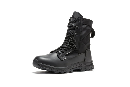 Botas Pro Black Men's 8 inch Side Zipper Military Tactical Boots BP401BK